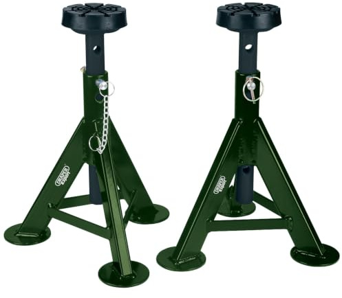 Draper Tools Expert Axle Stands (Pair) Green