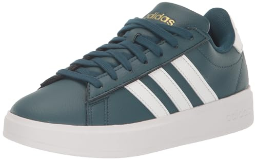 Adidas Womens Grand Court Cloudfoam Lifestyle Comfort Arctic Night/White/Gold Metallic 8