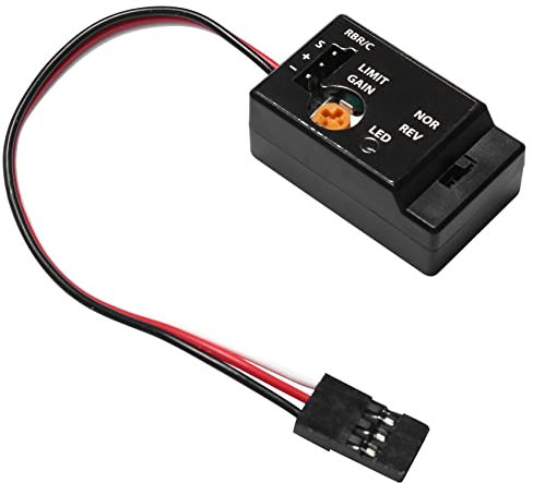 JEPSEN Mini Gyro Gyroskop für D12 1/10 RC Car Drift Rennwagen Lenkleistung Integriertes Kompaktes Leichtbau