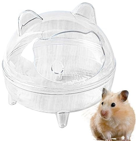 puzzlegame Bain Chinchilla - Baignoire Hamster - Golden Bear Bain Haute capacité Anti-déversement détachable pour Gerbille Autre Petit Animal Hamster syrien
