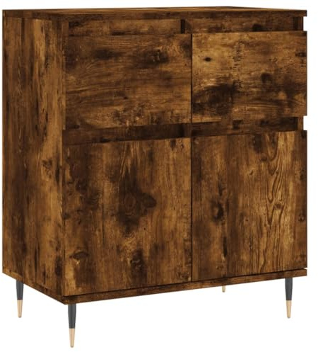 vidaXL Sideboard Räuchereiche 60x35x70 cm Holzwerkstoff
