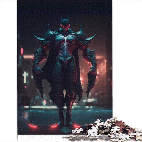 1000-teiliges Puzzle für Erwachsene, Cyborg-Puzzle für Erwachsene, Holzpuzzle, herausfordernd zu lösen, Aber lustig und humorvoll 29,52x19,68 Zoll