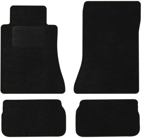 TEXER Textil Fußmatten Passend für Mercedes-Benz E-Klasa W124 Cabrio 1984-1997 Basic