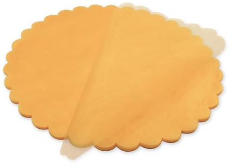 Decoraparty 50 Organza-Geschenkschachteln, rund, elegant, für Gastgeschenke, Kommunion, Hochzeit, Taufe, Konfekt, Durchmesser 24 cm, 50 Stück