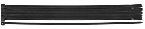NEO TOOLS Nylon Kabelbinder Schwarz Set 20 Stück 300 mm x 4.8 mm- Stark Kabelbinder mit 40 kg Zugfestigkeit - UV-Beständig - Innen- und Außenbereich Verwendet - Wetterfest - Verschiedene Größen