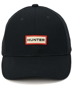 Hunter Unisex Erwachsene Baseballmütze, 100% Baumwolle Cap mit Markenlogo, bequemes & vielseitiges Accessoire, Marineblau, Einheitsgr��e