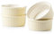 NUTRIUPS Ramekins 400ml Oven Safe Set of 4, Porcelain Pudding Dish for Creme Brulee Souffle, Small Ceramic Ramekins Set for Baking (Yellow, 400 ml)