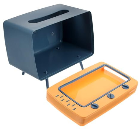 Cabilock Multifunktionale Taschentuchbox Kunststoff Mit Telefonhalter Rückentnahme Für Schreibtisch Wohnzimmer Badezimmer