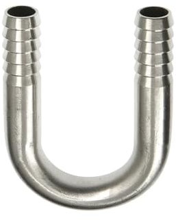 Generisch 6 8 10 12 13 14 15 16 20 25 32 40 50 mm Schlauchtülle Winkelstück Kreuz-T-Stück UY-Form 2 3 4-Wege-Schlauchverteiler 304 Edelstahl Wasser Gas(U-Shape,20mm)