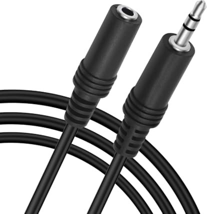 Cable alargador de auriculares de 3 5 mm macho a hembra, cable de audio HiFi para smartphones, tabletas compatibles