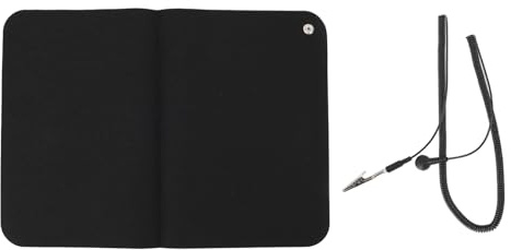 Pilipane Tapis de mise à la terre Tapis de mise à la terre Soulagement du stress statique Tapis de souris d'ordinateur multifonctionnel pour le travail de bureau Yoga Matériau PU 11,81 X