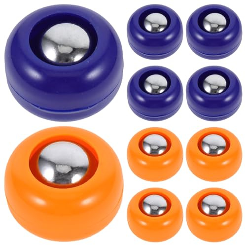 Alasum 20 Stück Kleiner Tisch Curlingbälle aus Pp Shuffleboard Zubehör mit Vielseitiger Sportausrüstung Gleitend für Indoor Familientreffen