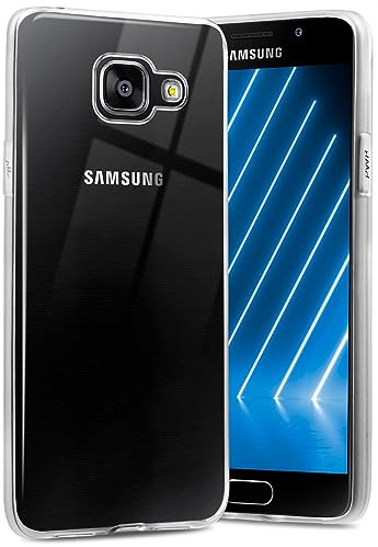 ONEFLOW Ultra Clear Case Kompatibel mit Samsung Galaxy A5 (2016) Hülle Transparent, Handyhülle aus Soft Silikon, Extrem Stoßfest und Flexibel, TPU Schutzhülle Durchsichtig - Klar