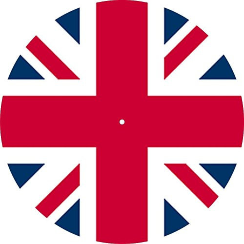 Slipmat Slip Mat Scratch Pad Feltro per qualsiasi 12 LP DJ Vinyl Giradischi Giradischi Grafica personalizzata - Union Jack