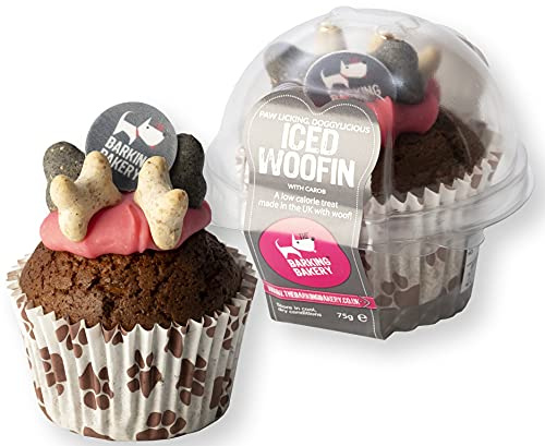The Barking Bakery Pink Iced vanilla Woofin