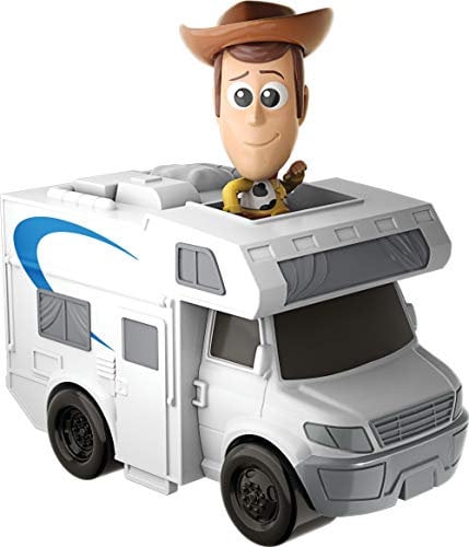 Mattel GCY61 - Disney Pixar Toy Story 4 Minis Woody und Wohnmobil, Sammelfiguren mit Fahrzeug, Spielzeug ab 3 Jahre, Mehrfarbig