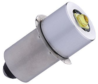 TRLIFE Led Flashlight Bulb, P13.5S PR2 3W 4-12V LED Conversion Kit, Daylight White, 3-6 Cell C&D Maglite Flashlights Torch