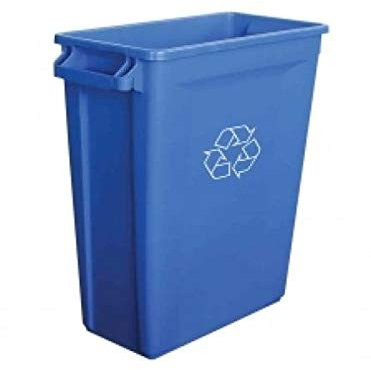 U-Group Ltd Bidon de 60 l avec logo de recyclage - Bleu