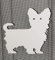 DCentral Yorkshire TerrierYorkie Screen Magnet: Double-Sided Decor; for Non-Retractable Screens, Multipurpose, Helps to Stop Walking into Screens, Covers Small tears in Screens. Size 5 x 5.