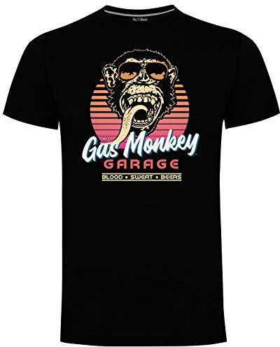Gas Monkey Garage T-Shirt Retro Shade Black-XXXL