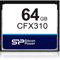 Silicon Power Carte mémoire CFast Industrielle 0-70°C 64 Go CFX310 Carte mémoire CFast Industrielle 0-70°C MLC