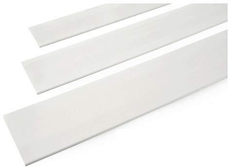 236.22inch 6M Flat BAR Trim Door Window Architrave White PVC Cover Strip TMW Profiles (50mm)