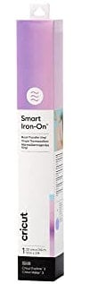 Cricut Smart Iron-On Heat-Transfer Vinyl | 1 sheet | 33cm x 0.9m | Holographic Blue