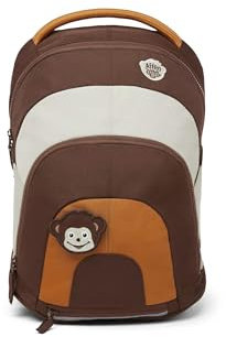 Affenzahn Zaino per avventure Daydreamer ergonomico, volume 12 L, personalizzabile, con protezione impermeabile e catarifrangenti Affenzahn - Marrone