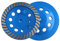 6Inch Turbo Row Diamond Grinding Cup Wheel 5/8-11 Arbor Angle Grinder Disc Sanding Stone Marble Granite Concrete Ceramic