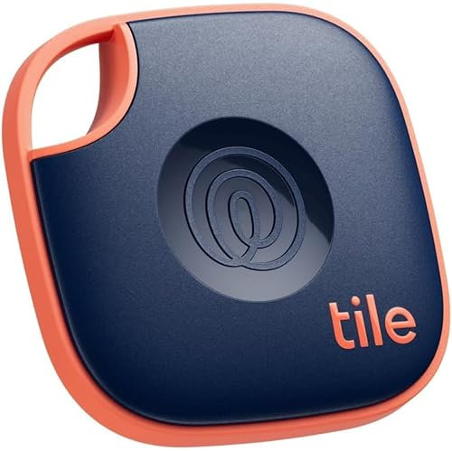 Tile by Life360 Mate (2024) – Bluetooth-Tracker, Schlüssel- und Gegenstandsfinder für Schlüssel, Taschen und mehr. Handy-Finder. iOS- & Android-kompatibel. Handy-Finder. 1er-Pack (Navy Blaze)