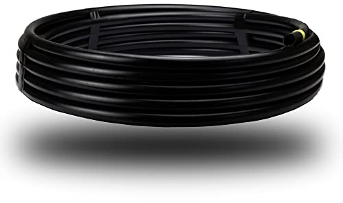 Bortaberg Auto Drip Irrigation Pipe – 16mm, 10-200 m, Watering Tube, Black Irrigation System, Drip System, Lawn & Garden Watering Equipment, Black Supply Pipe for Garden Irrigation System (10)