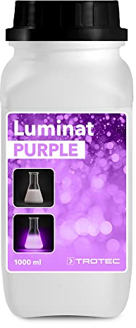 TROTEC Luminat lila 1 L | Markierungsfarbstoff, UV-Tracer zur Rohrbruchortung | Leuchtfarbstoffe zur UV-Fluoreszenzanregung