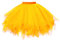GOOBGS Damen 50er Ballettrock Multi-SchichtenVintage Ballet Blase Firt Tulle Petticoat Puffy Tutu Gelb XX-Large
