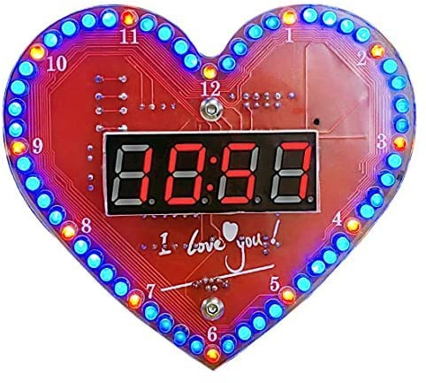 Gikfun Elektronik Kit, 4 Bits, digital, blinkend, LED, Löten, Übungen, Lernbrett, DIY-Set für Schulprojekte, EK1980