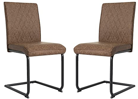 RayGar Dining Chairs, Brown, One Size