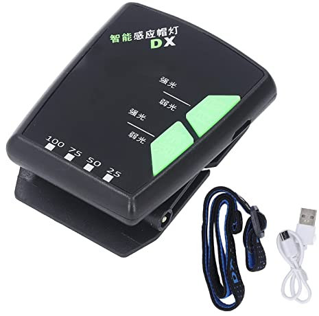 Marhynchus LED Clip On Cap Light USB Wiederaufladbare Smart Induction Scheinwerfer Leistungsanzeige für Angeln Im Freien Camping
