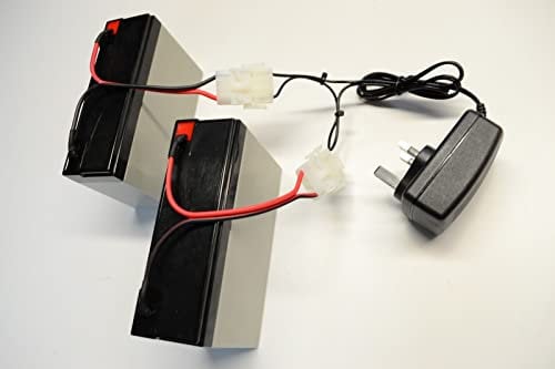 Battery Charger + Batteries for Anatec Bait Boat Batteries Combo Deal