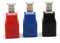 BESTonZON Male to Female Netzwerkadapter Crimpstecker Für Cate Kabel Schwarz Installieren Langlebig Für Netzwerkverbindungen
