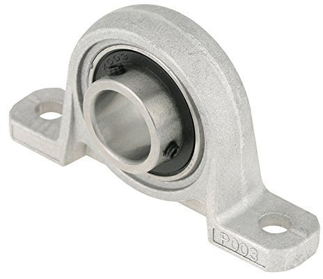 Yctze Zinc Alloy Mounted Pillow Block Bearing 17mm Kp003 Mechanical Parts Accessories for Wheelbarrow Axle Bracket 20mm Ucp 203 Bearings 16mm 8x16x5 B