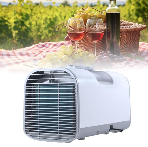 KJHYYPP Climatiseur de Tente de 13 kg/28 LB avec télécommande, Fonction de synchronisation du Ventilateur à Trois Vitesses, déshumidificateur de climatiseurs à Refroidissement Rapide