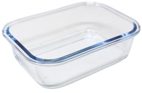 stahl-design-tebart Glas-Vorratsdose 630 ml ELITE – Borosilikatglas mit luftdichtem Klickdeckel – BPA-frei, stapelbar, spülmaschinen-, gefrier- & backofenfest – Frischhaltedose für Küche & Meal Prep