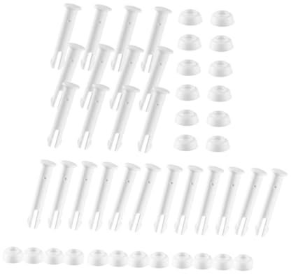 TINEASUR 24er-Pack Kunststoff-Pool-verbindungsstifte Schwimmbad-adapterstifte Pool-verbindungsstifte Teile Zubehör Bodenpool