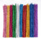 Caydo 200 Stück Glitzer-Pfeifenreiniger, Chenille-Stiele für Bastelarbeiten, Kunst, kreative Bastelarbeiten, Party-Dekorationen (30,5 cm x 6 mm)