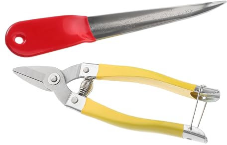 Operitacx Stuhl Korb Versorgung Bausatz Terrasse Handwerk Flechten Reparatur Zubehör Werkzeug Heimwerken Hebeln Stricken Garten Wartung Basteln Pflege Möbel Schere Stroh Flechten Weinrebe