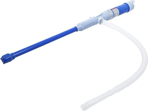 BGS 72121 | Elektrische Siphon-Handpumpe | Saugrohr 295 mm | 6 l/min Wasser | Batteriebetrieb 2 x Mono D (LR20) | Austrittsrohr 600 mm | 5 - 40 °C | für Aquarien, Öle und Diesel