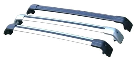 OZCCH Querträger Dachgepäckträger Gepäckträger 2-teilig Dachträger Aluminiumlegierung Dachgepäckträger Seitenträger Kompatibel for BMW X1 F48 2016–2022 80 kg Tragkraft Autoaufbewahrung und Skigepäcktr