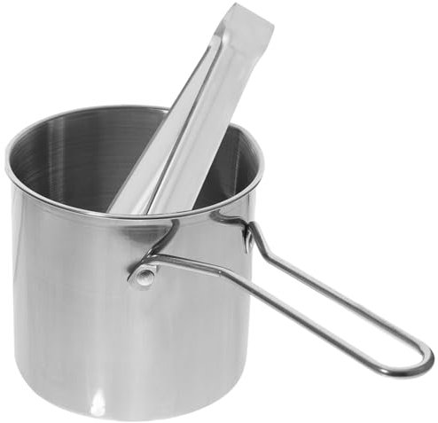 ULTECHNOVO Friteuse en Acier Inoxydable avec Pince Petite Friteuse Multifonctionnelle Résistante à Haute Température Ustensile Cuisine Pratique Maison Cuisine Ensemble Complet