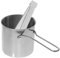 ULTECHNOVO Friteuse en Acier Inoxydable avec Pince Petite Friteuse Multifonctionnelle Résistante à Haute Température Ustensile Cuisine Pratique Maison Cuisine Ensemble Complet