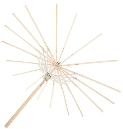 CIYODO Accessorio per Ombrelli di Carta Portaombrelli di Carta Fatto A Mano in bambù Decorativo E Stabile E Decorazioni Festive