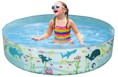 Planschbecken für Kleinkinder | Planschbecken für Kleinkinder | Planschbecken für Kinder | Aufblasbarer Pool für Babytob Planschbecken Faltbarer Pool für Dusche Nicht Slip Mini Schwimmbecken für